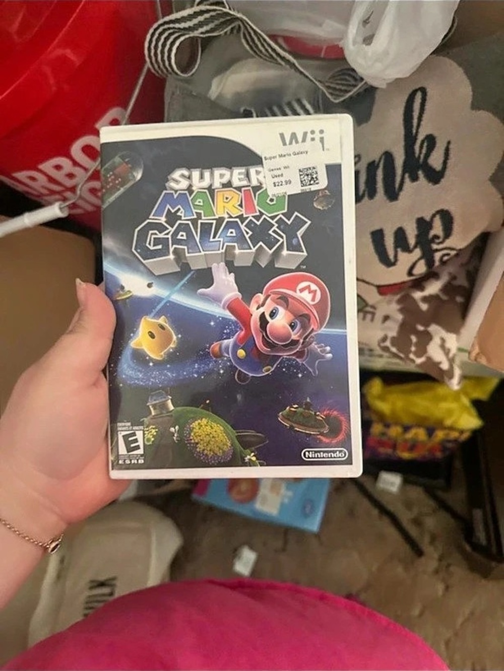 Nintendo Super Mario Galaxy Wii Game Case